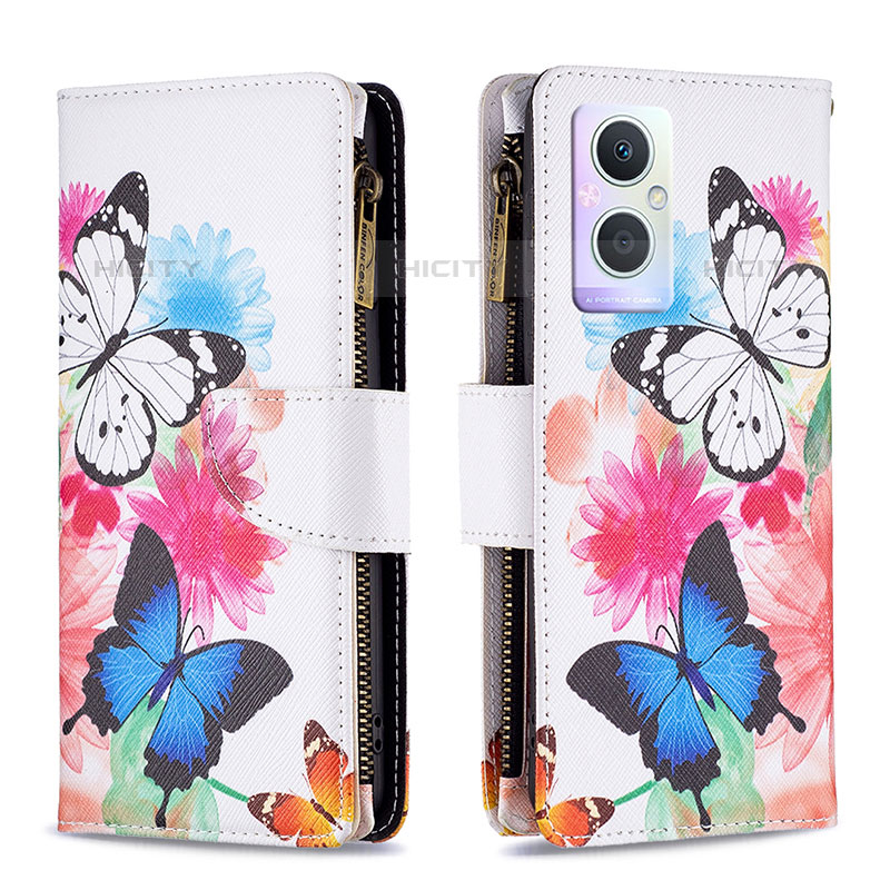 Coque Portefeuille Motif Fantaisie Livre Cuir Etui Clapet B04F pour Oppo F21 Pro 5G Plus