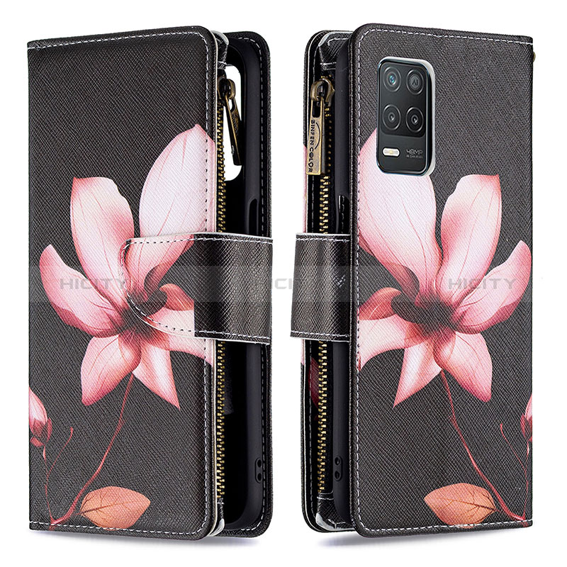 Coque Portefeuille Motif Fantaisie Livre Cuir Etui Clapet B04F pour Realme 8s 5G Plus