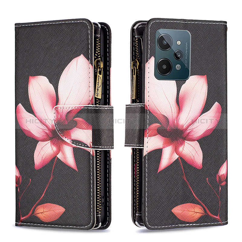 Coque Portefeuille Motif Fantaisie Livre Cuir Etui Clapet B04F pour Realme C31 Plus