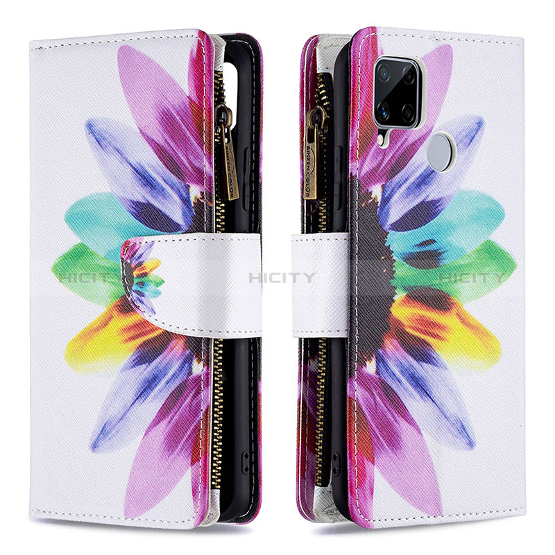 Coque Portefeuille Motif Fantaisie Livre Cuir Etui Clapet B04F pour Realme Narzo 30A Mixte Plus