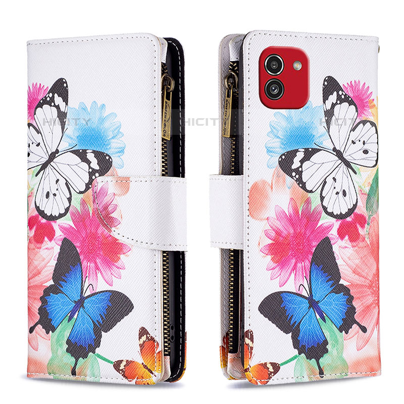 Coque Portefeuille Motif Fantaisie Livre Cuir Etui Clapet B04F pour Samsung Galaxy A03 Plus