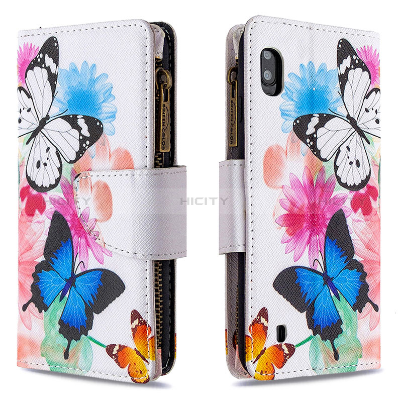 Coque Portefeuille Motif Fantaisie Livre Cuir Etui Clapet B04F pour Samsung Galaxy A10 Colorful Plus