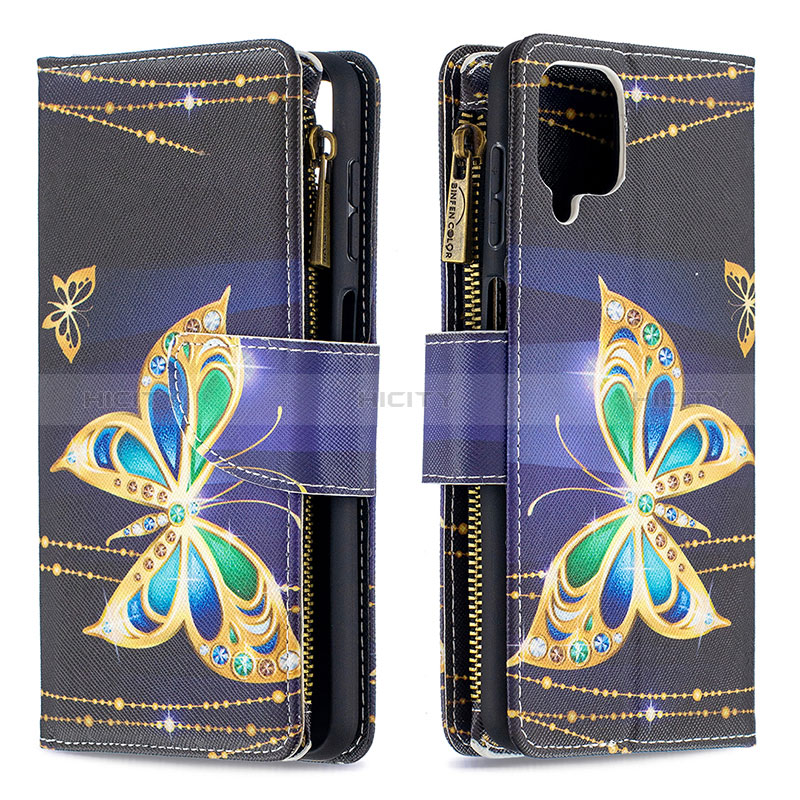 Coque Portefeuille Motif Fantaisie Livre Cuir Etui Clapet B04F pour Samsung Galaxy A12 Plus