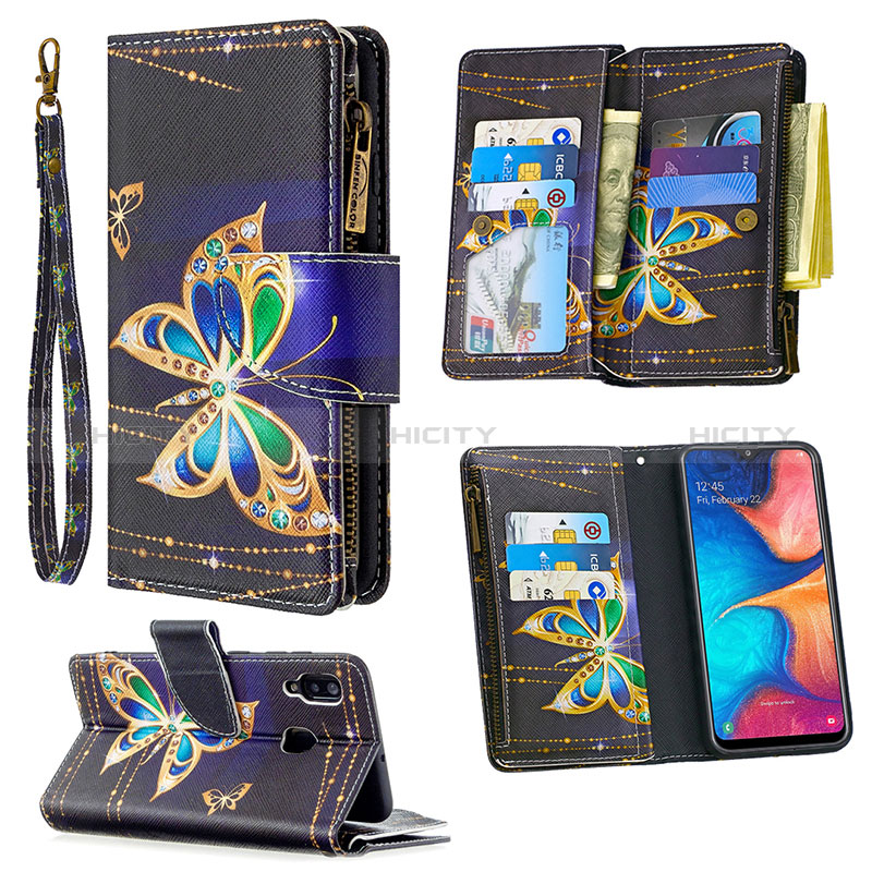 Coque Portefeuille Motif Fantaisie Livre Cuir Etui Clapet B04F pour Samsung Galaxy A20 Plus