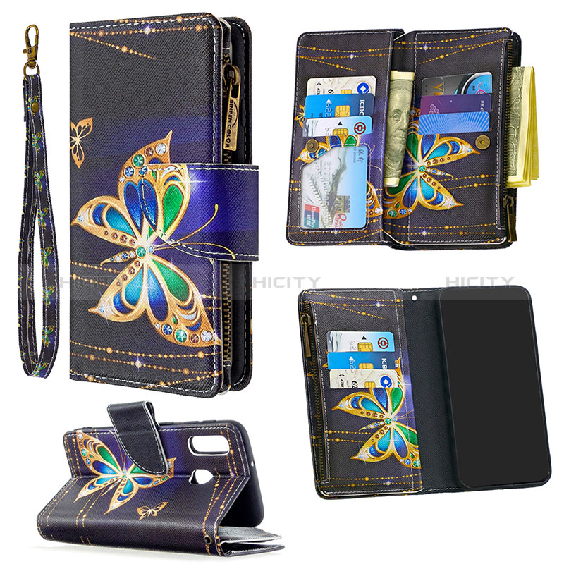 Coque Portefeuille Motif Fantaisie Livre Cuir Etui Clapet B04F pour Samsung Galaxy A20e Plus