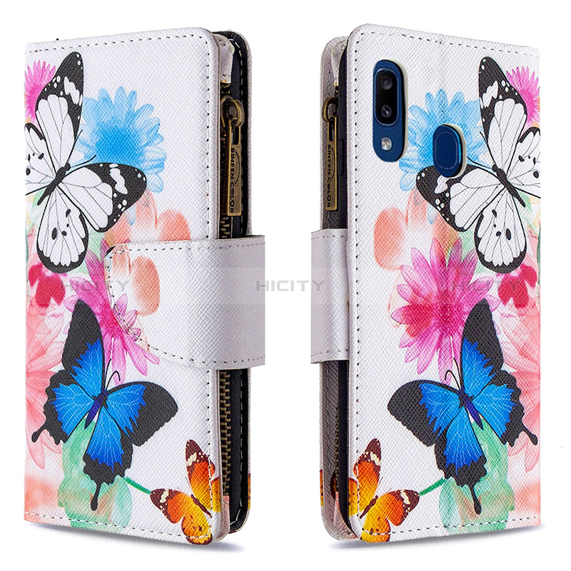 Coque Portefeuille Motif Fantaisie Livre Cuir Etui Clapet B04F pour Samsung Galaxy A20e Plus