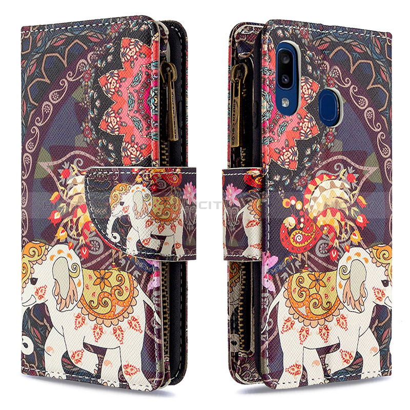 Coque Portefeuille Motif Fantaisie Livre Cuir Etui Clapet B04F pour Samsung Galaxy A20e Plus