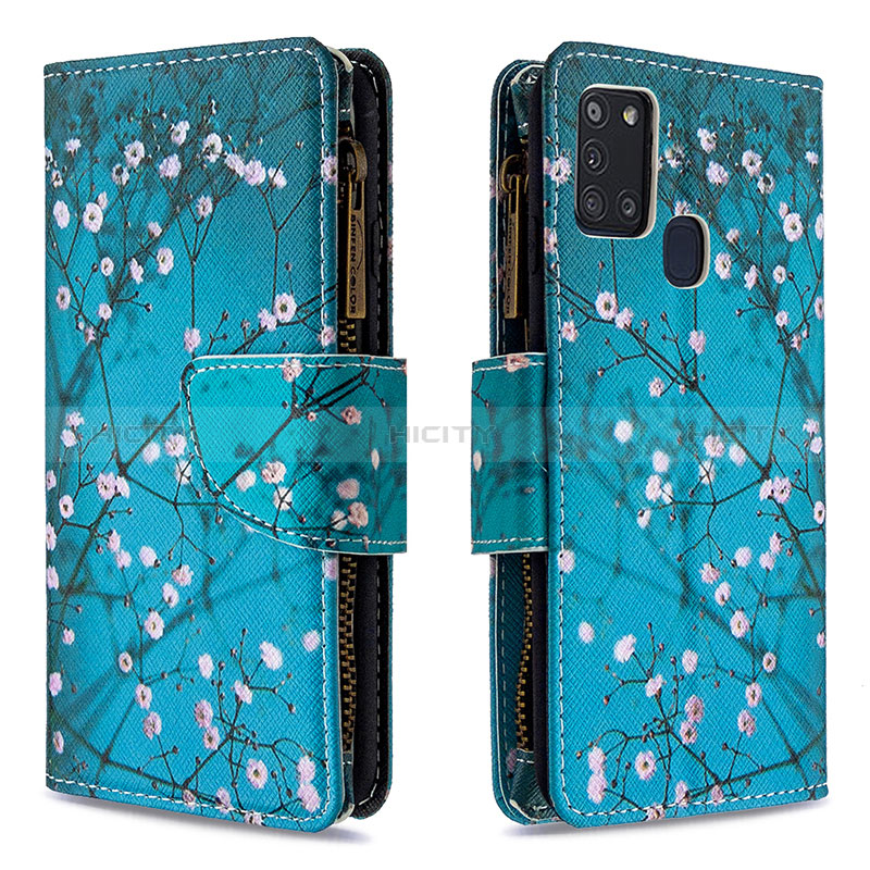 Coque Portefeuille Motif Fantaisie Livre Cuir Etui Clapet B04F pour Samsung Galaxy A21s Plus