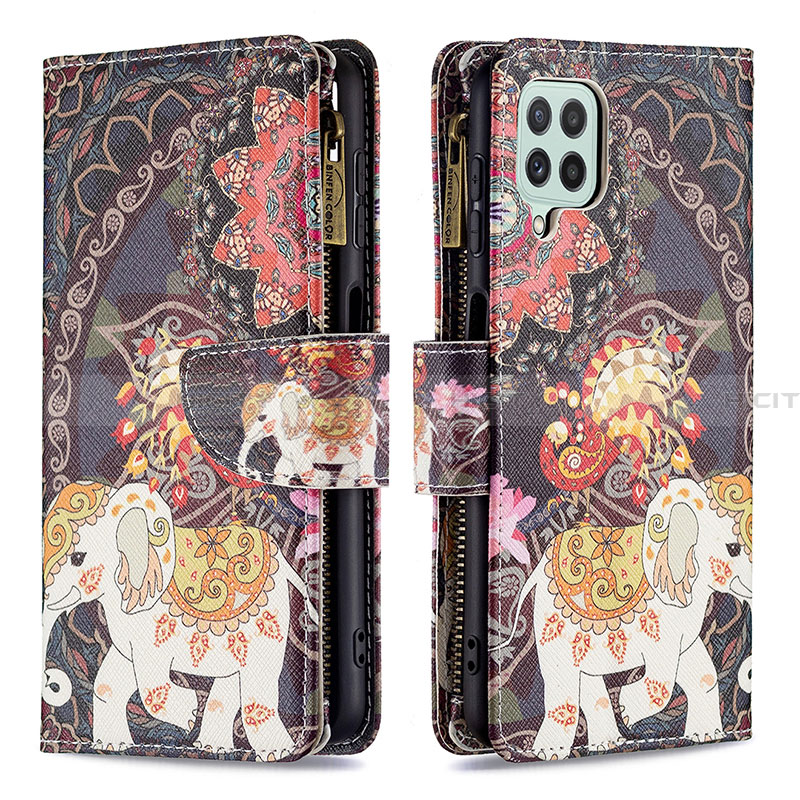 Coque Portefeuille Motif Fantaisie Livre Cuir Etui Clapet B04F pour Samsung Galaxy A22 4G Plus