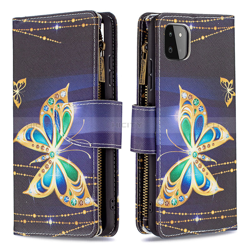 Coque Portefeuille Motif Fantaisie Livre Cuir Etui Clapet B04F pour Samsung Galaxy A22s 5G Plus