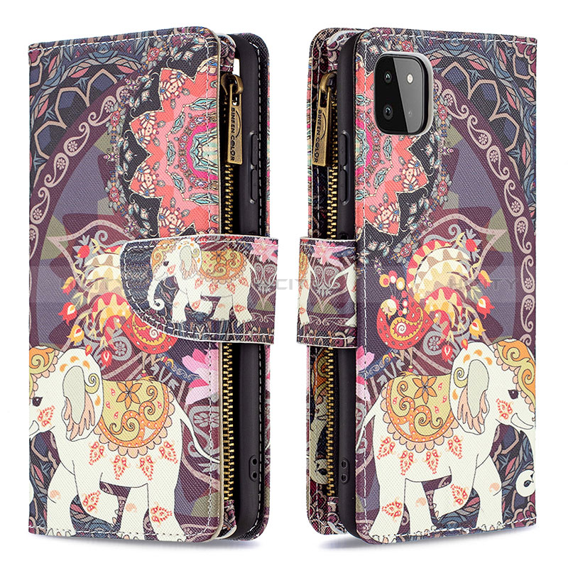 Coque Portefeuille Motif Fantaisie Livre Cuir Etui Clapet B04F pour Samsung Galaxy A22s 5G Plus