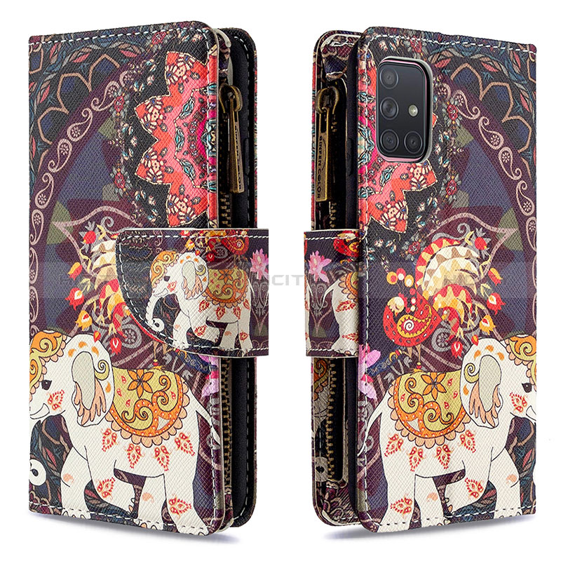 Coque Portefeuille Motif Fantaisie Livre Cuir Etui Clapet B04F pour Samsung Galaxy A71 4G A715 Plus