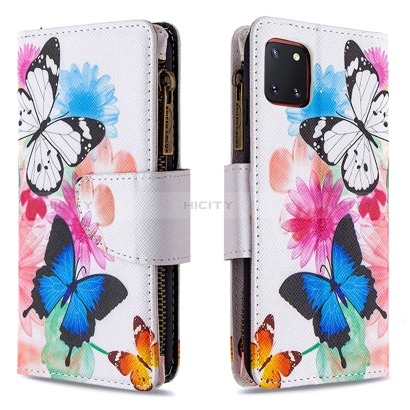 Coque Portefeuille Motif Fantaisie Livre Cuir Etui Clapet B04F pour Samsung Galaxy A81 Colorful Plus