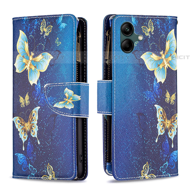 Coque Portefeuille Motif Fantaisie Livre Cuir Etui Clapet B04F pour Samsung Galaxy F14 5G Plus