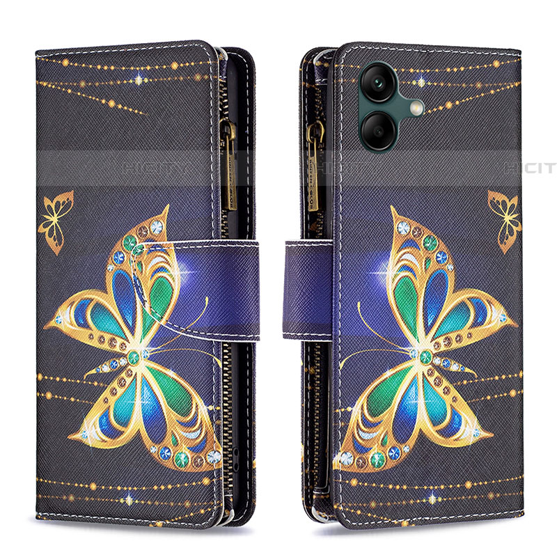 Coque Portefeuille Motif Fantaisie Livre Cuir Etui Clapet B04F pour Samsung Galaxy F14 5G Plus