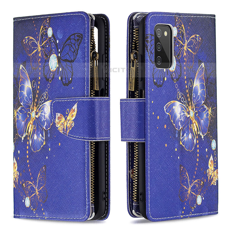 Coque Portefeuille Motif Fantaisie Livre Cuir Etui Clapet B04F pour Samsung Galaxy M02s Plus