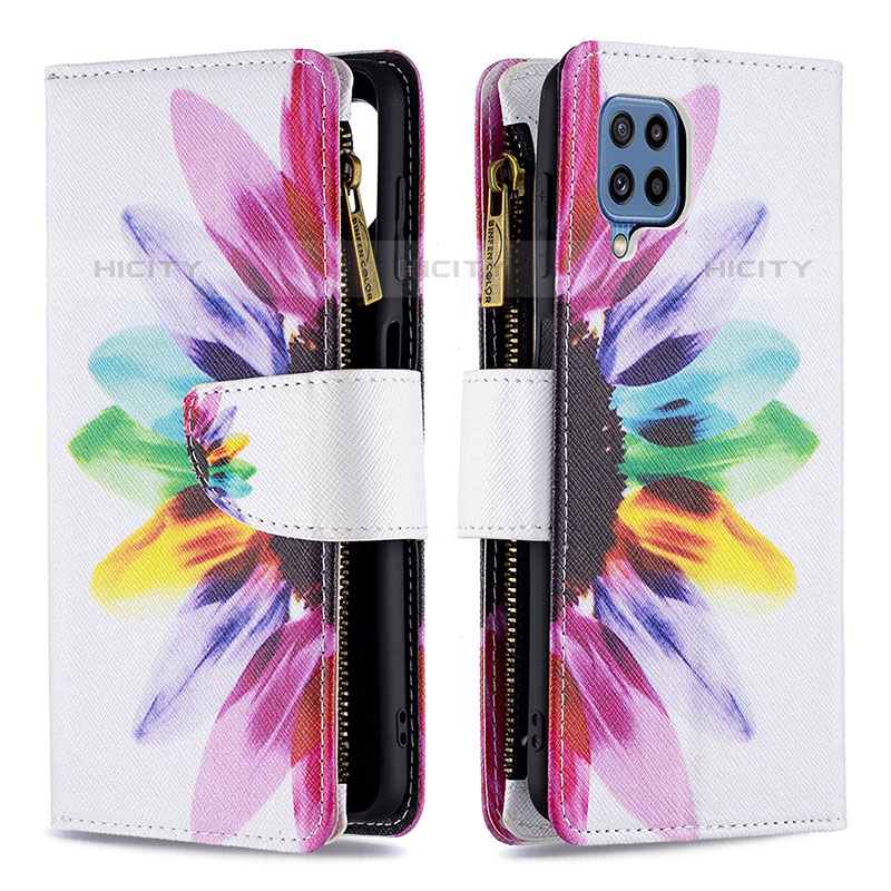 Coque Portefeuille Motif Fantaisie Livre Cuir Etui Clapet B04F pour Samsung Galaxy M32 4G Mixte Plus