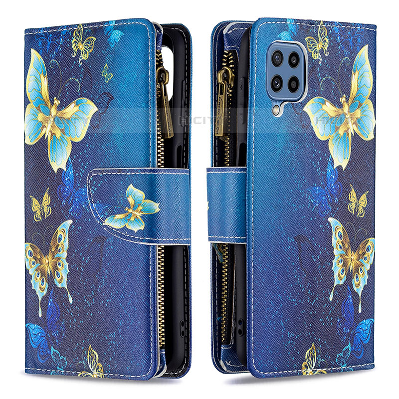 Coque Portefeuille Motif Fantaisie Livre Cuir Etui Clapet B04F pour Samsung Galaxy M32 4G Plus