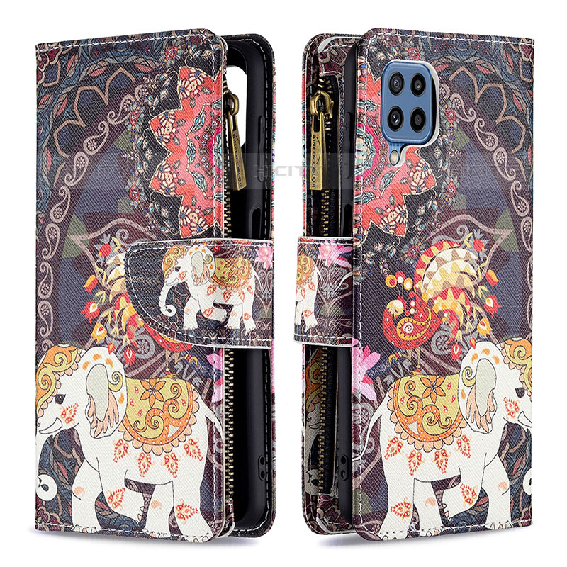 Coque Portefeuille Motif Fantaisie Livre Cuir Etui Clapet B04F pour Samsung Galaxy M32 4G Plus