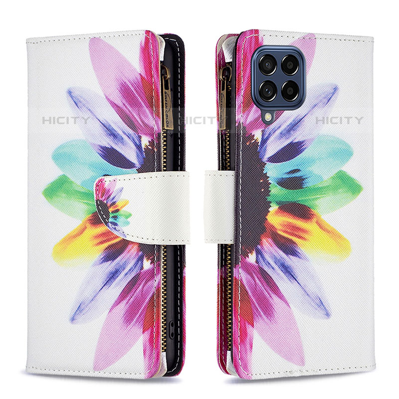 Coque Portefeuille Motif Fantaisie Livre Cuir Etui Clapet B04F pour Samsung Galaxy M53 5G Mixte Plus