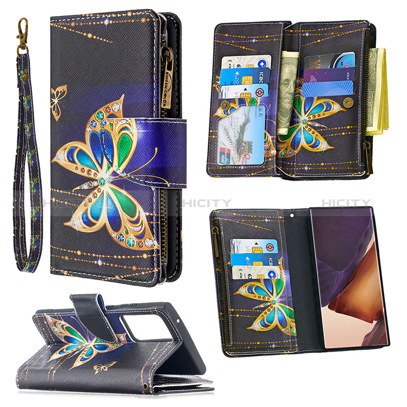 Coque Portefeuille Motif Fantaisie Livre Cuir Etui Clapet B04F pour Samsung Galaxy Note 20 Ultra 5G Plus