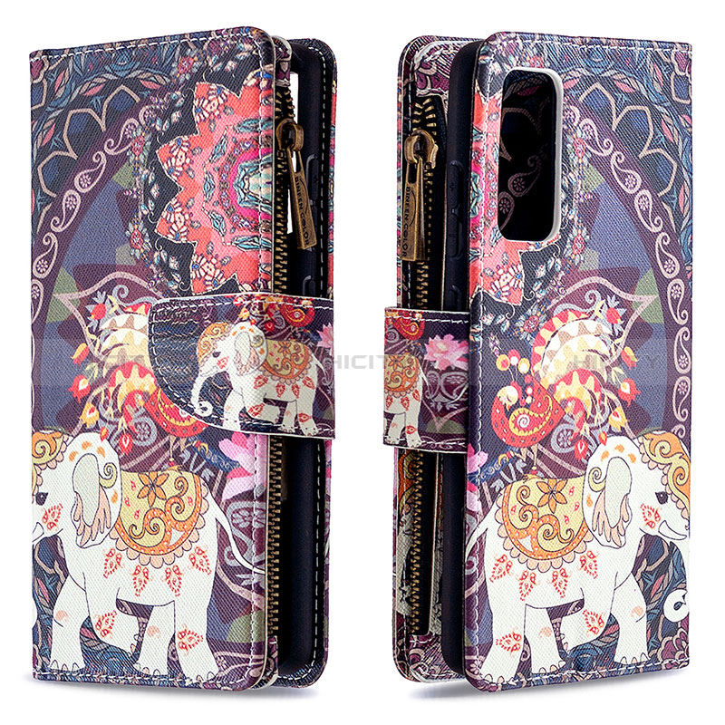 Coque Portefeuille Motif Fantaisie Livre Cuir Etui Clapet B04F pour Samsung Galaxy S20 FE 4G Plus