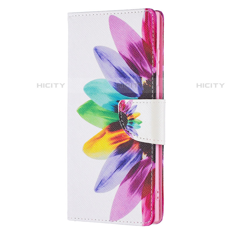 Coque Portefeuille Motif Fantaisie Livre Cuir Etui Clapet B04F pour Samsung Galaxy S21 Ultra 5G Colorful Plus