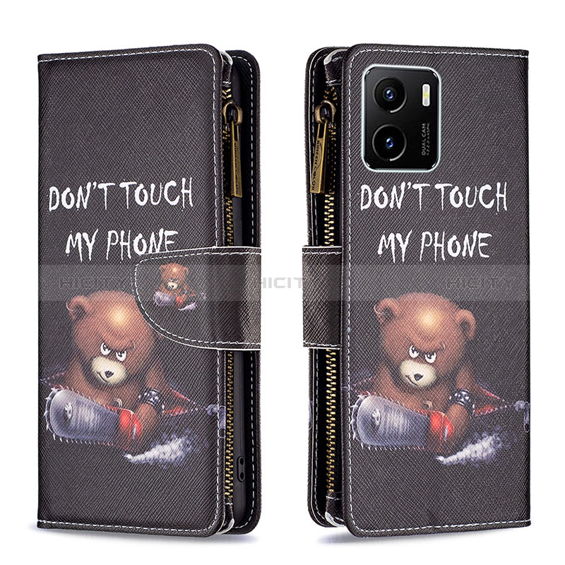 Coque Portefeuille Motif Fantaisie Livre Cuir Etui Clapet B04F pour Vivo Y10 t1 Plus