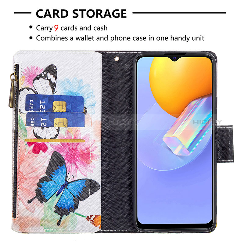 Coque Portefeuille Motif Fantaisie Livre Cuir Etui Clapet B04F pour Vivo Y53s NFC Plus