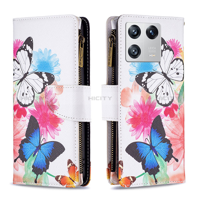 Coque Portefeuille Motif Fantaisie Livre Cuir Etui Clapet B04F pour Xiaomi Mi 13 5G Colorful Plus