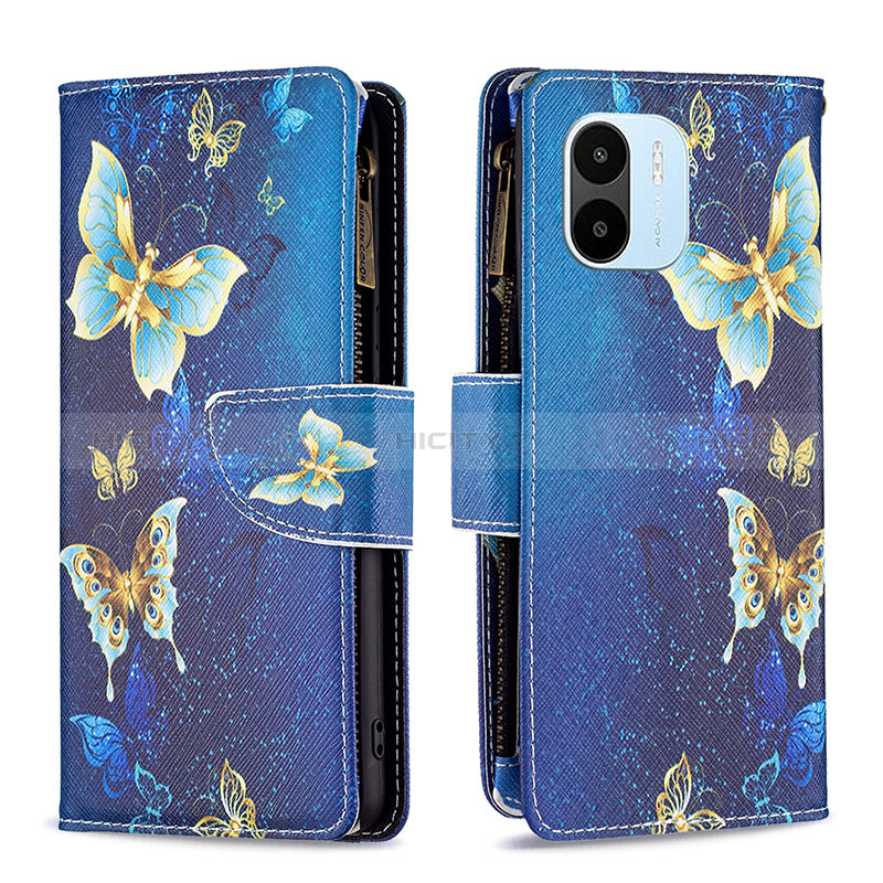 Coque Portefeuille Motif Fantaisie Livre Cuir Etui Clapet B04F pour Xiaomi Poco C51 Plus