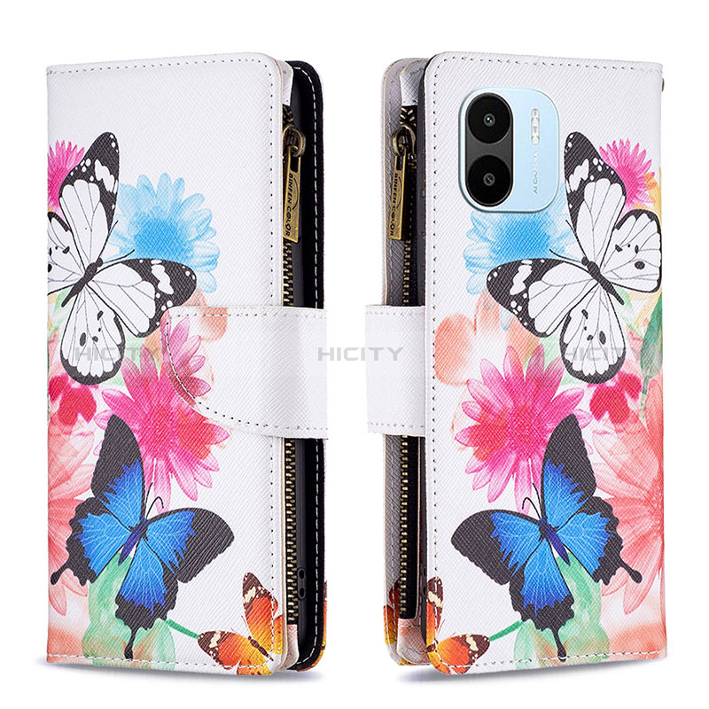 Coque Portefeuille Motif Fantaisie Livre Cuir Etui Clapet B04F pour Xiaomi Poco C51 Plus