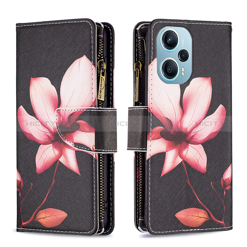 Coque Portefeuille Motif Fantaisie Livre Cuir Etui Clapet B04F pour Xiaomi Poco F5 5G Plus