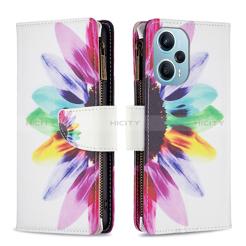 Coque Portefeuille Motif Fantaisie Livre Cuir Etui Clapet B04F pour Xiaomi Poco F5 5G Plus