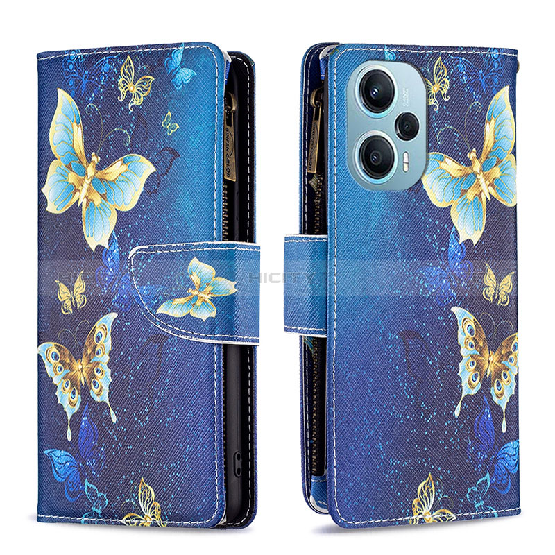 Coque Portefeuille Motif Fantaisie Livre Cuir Etui Clapet B04F pour Xiaomi Poco F5 5G Plus