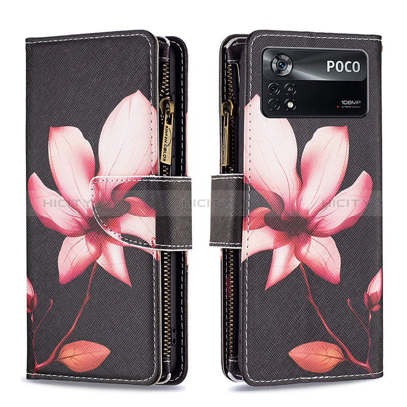 Coque Portefeuille Motif Fantaisie Livre Cuir Etui Clapet B04F pour Xiaomi Poco X4 Pro 5G Plus