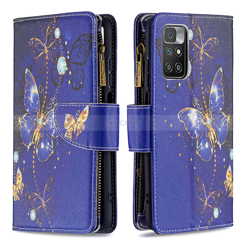 Coque Portefeuille Motif Fantaisie Livre Cuir Etui Clapet B04F pour Xiaomi Redmi 10 4G Plus