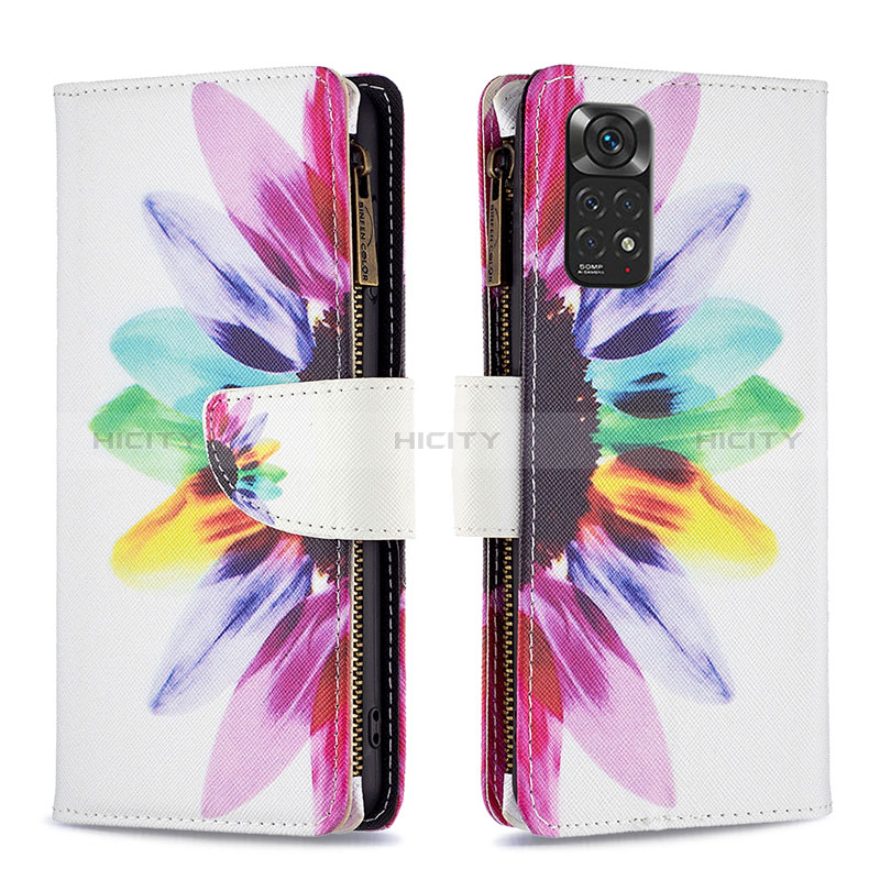 Coque Portefeuille Motif Fantaisie Livre Cuir Etui Clapet B04F pour Xiaomi Redmi Note 11 4G (2022) Mixte Plus