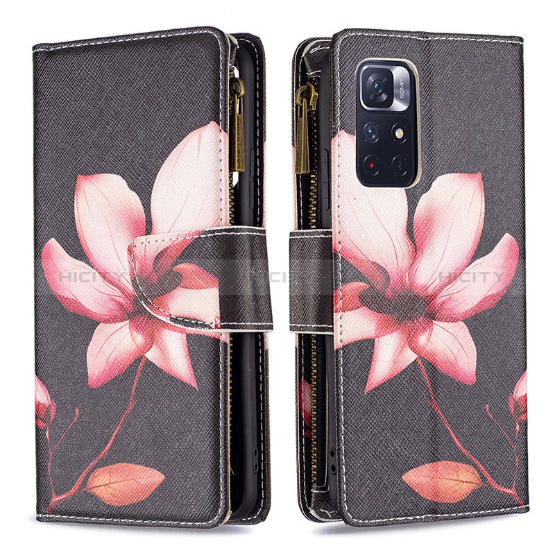 Coque Portefeuille Motif Fantaisie Livre Cuir Etui Clapet B04F pour Xiaomi Redmi Note 11 5G Plus