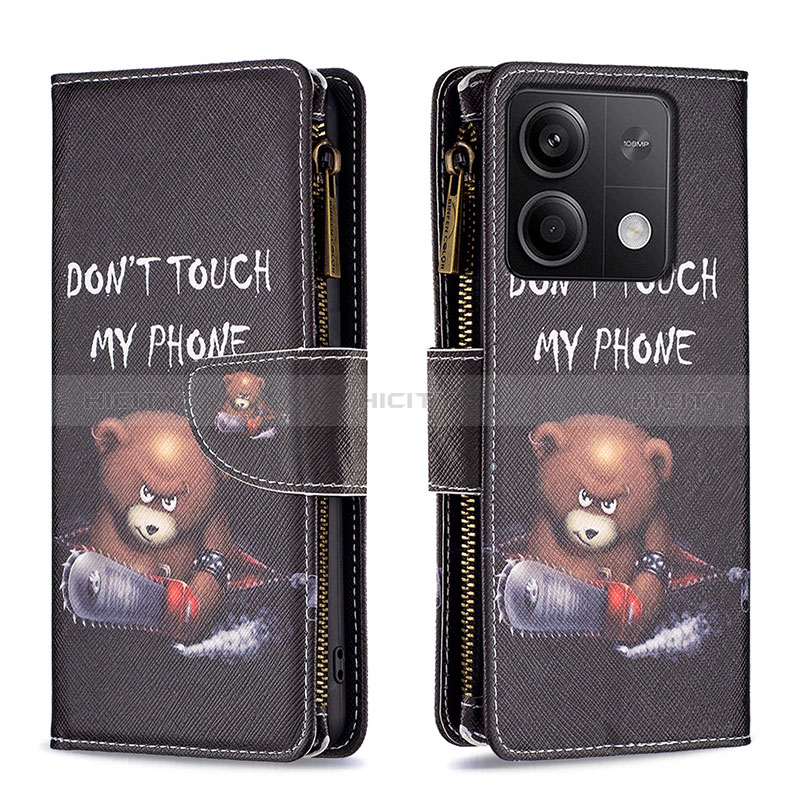 Coque Portefeuille Motif Fantaisie Livre Cuir Etui Clapet B04F pour Xiaomi Redmi Note 13 5G Plus