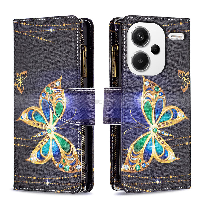 Coque Portefeuille Motif Fantaisie Livre Cuir Etui Clapet B04F pour Xiaomi Redmi Note 13 Pro+ Plus 5G Plus