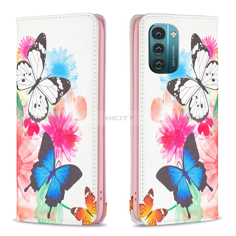 Coque Portefeuille Motif Fantaisie Livre Cuir Etui Clapet B05F pour Nokia G11 Plus