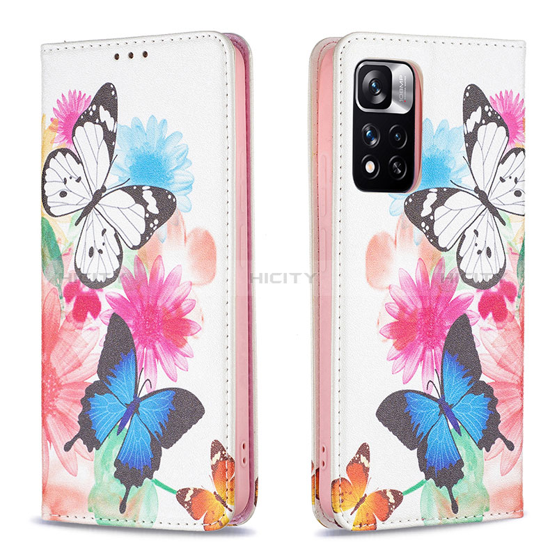 Coque Portefeuille Motif Fantaisie Livre Cuir Etui Clapet B05F pour Xiaomi Mi 11i 5G (2022) Colorful Plus