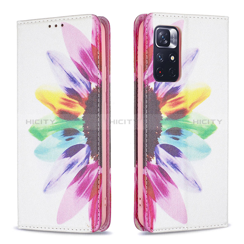 Coque Portefeuille Motif Fantaisie Livre Cuir Etui Clapet B05F pour Xiaomi Poco M4 Pro 5G Plus