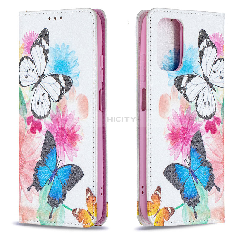 Coque Portefeuille Motif Fantaisie Livre Cuir Etui Clapet B05F pour Xiaomi Poco M5S Colorful Plus