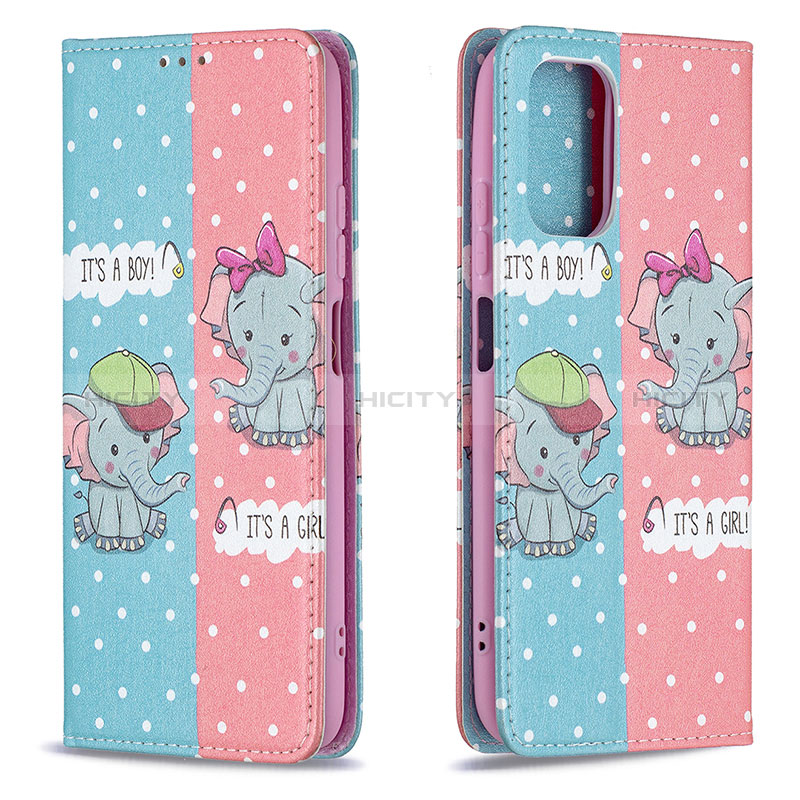 Coque Portefeuille Motif Fantaisie Livre Cuir Etui Clapet B05F pour Xiaomi Poco M5S Plus