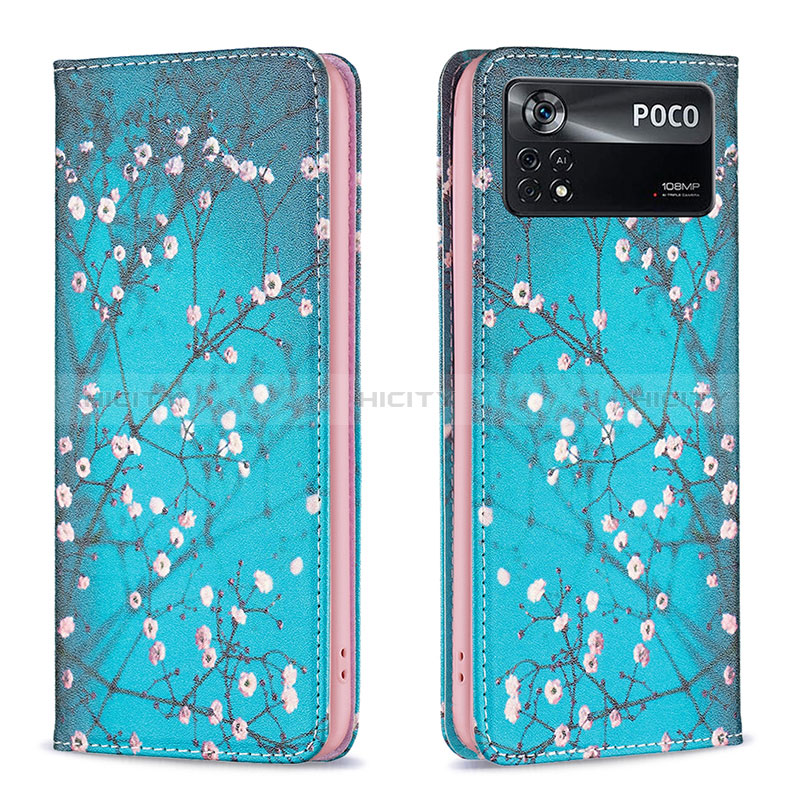 Coque Portefeuille Motif Fantaisie Livre Cuir Etui Clapet B05F pour Xiaomi Poco X4 Pro 5G Plus