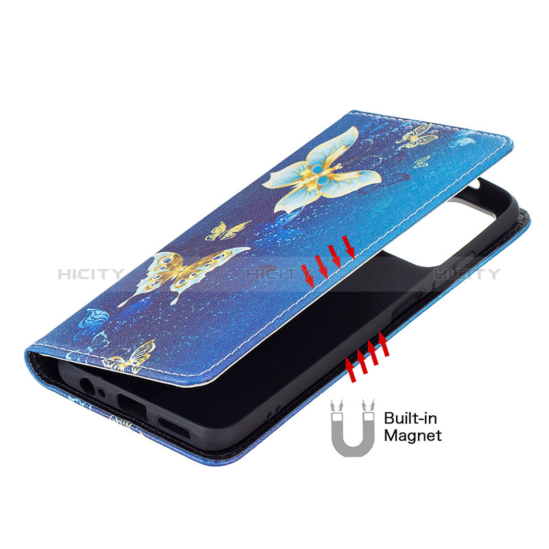 Coque Portefeuille Motif Fantaisie Livre Cuir Etui Clapet B05F pour Xiaomi Redmi Note 10 4G Plus