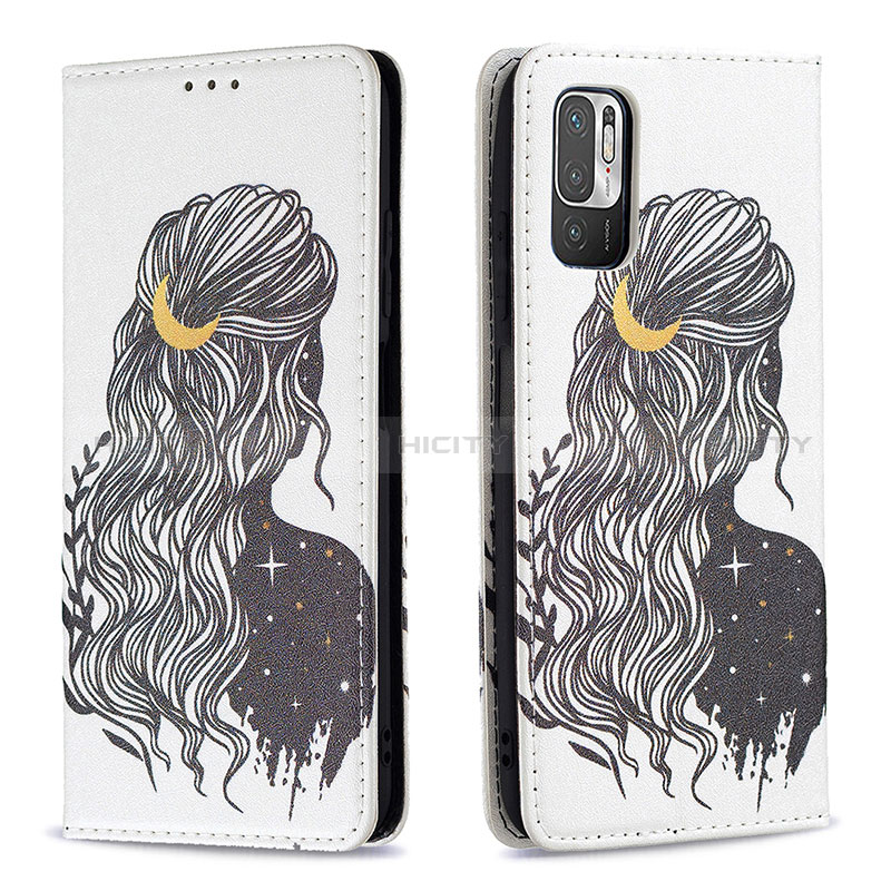 Coque Portefeuille Motif Fantaisie Livre Cuir Etui Clapet B05F pour Xiaomi Redmi Note 10 5G Plus