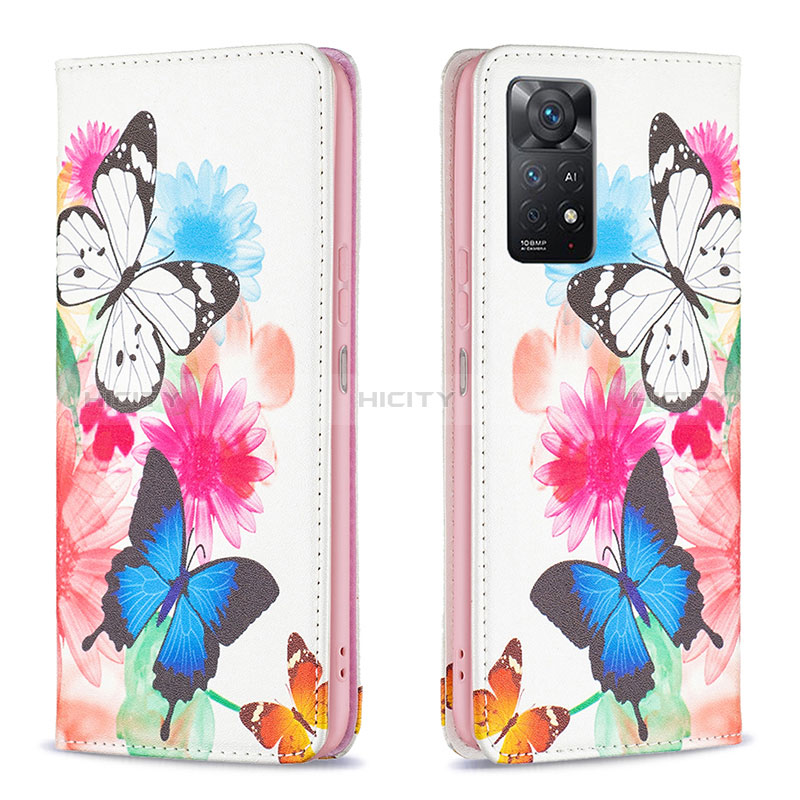 Coque Portefeuille Motif Fantaisie Livre Cuir Etui Clapet B05F pour Xiaomi Redmi Note 11 Pro 4G Colorful Plus